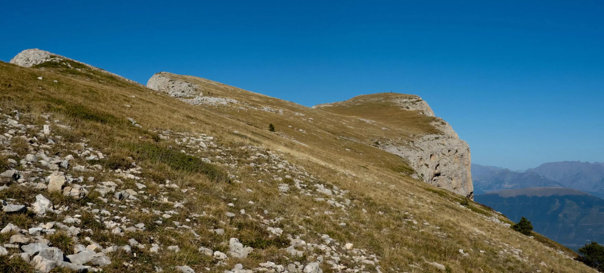 Plateau sommital du Mont Aiguille en automne