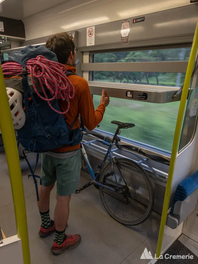 Train vélo LIO Occitanie Toulouse - La tour de carol