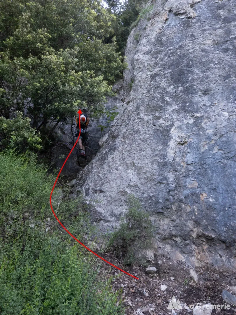 Approche du secteur Peppermint à Sinsat en Ariège