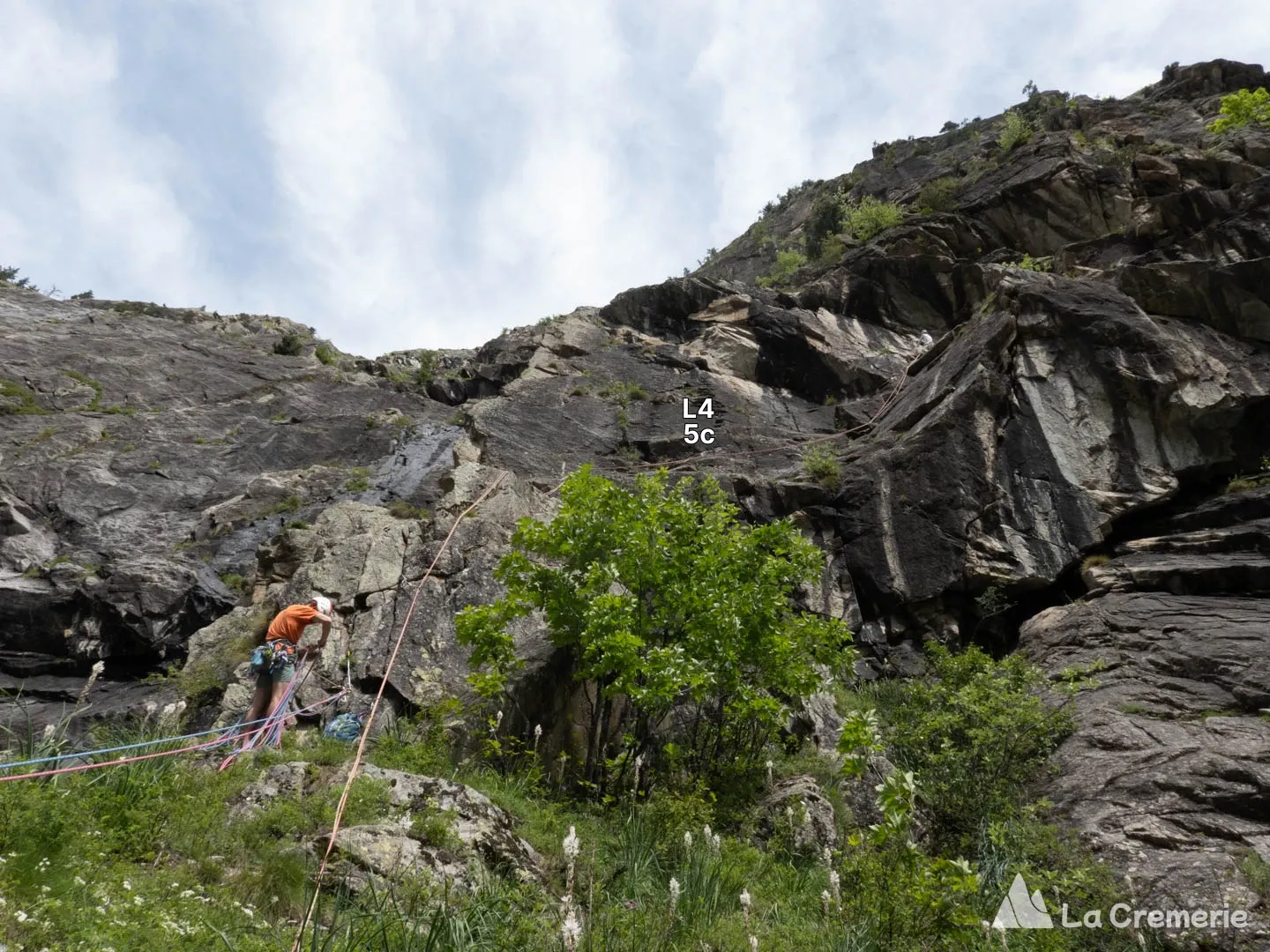 La Nocturne TD+ 6a>5c P2 - Plan des Durs - Ailefroide