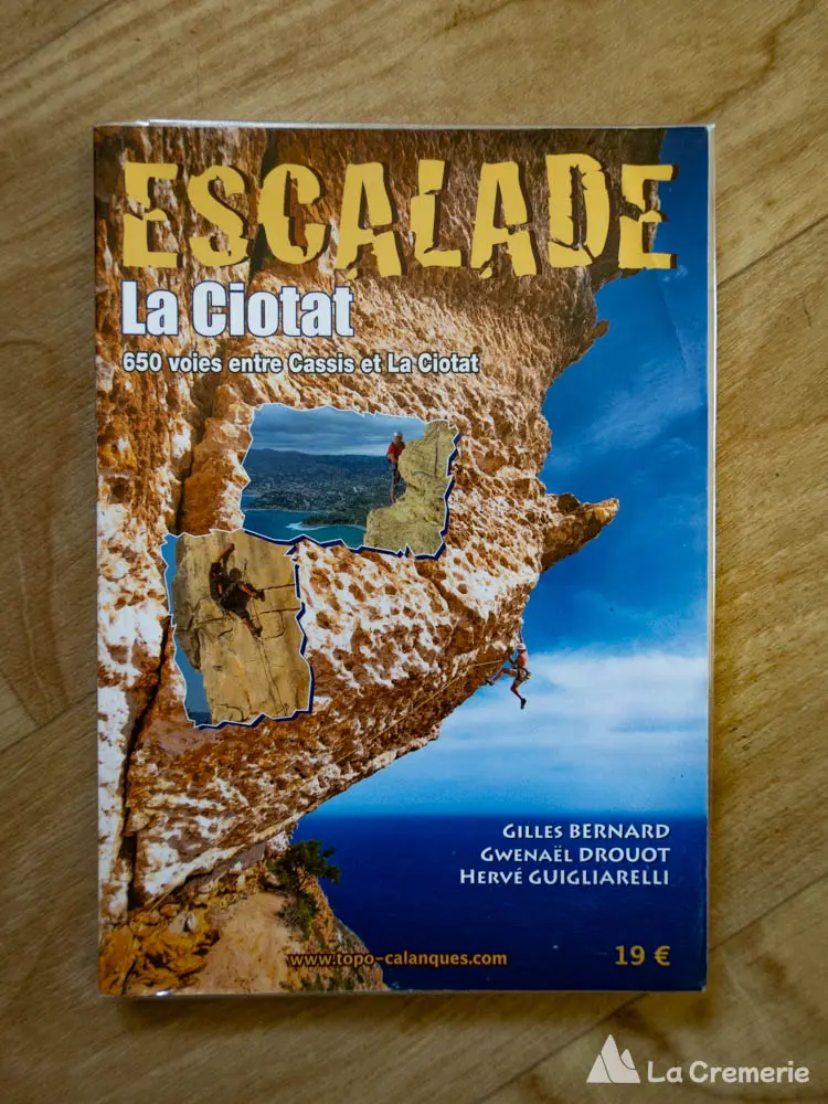 Couverture du topo "Escalade La ciotat" 