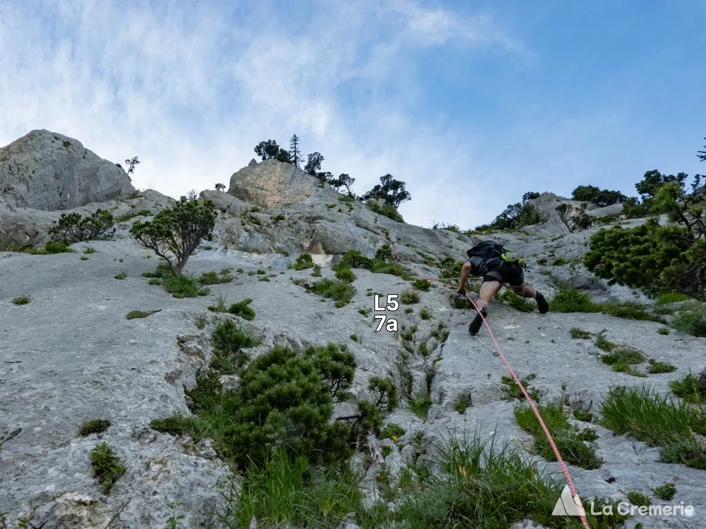 La Ribambelle ED- 7a>6b P1 - Dôme de Bellefont