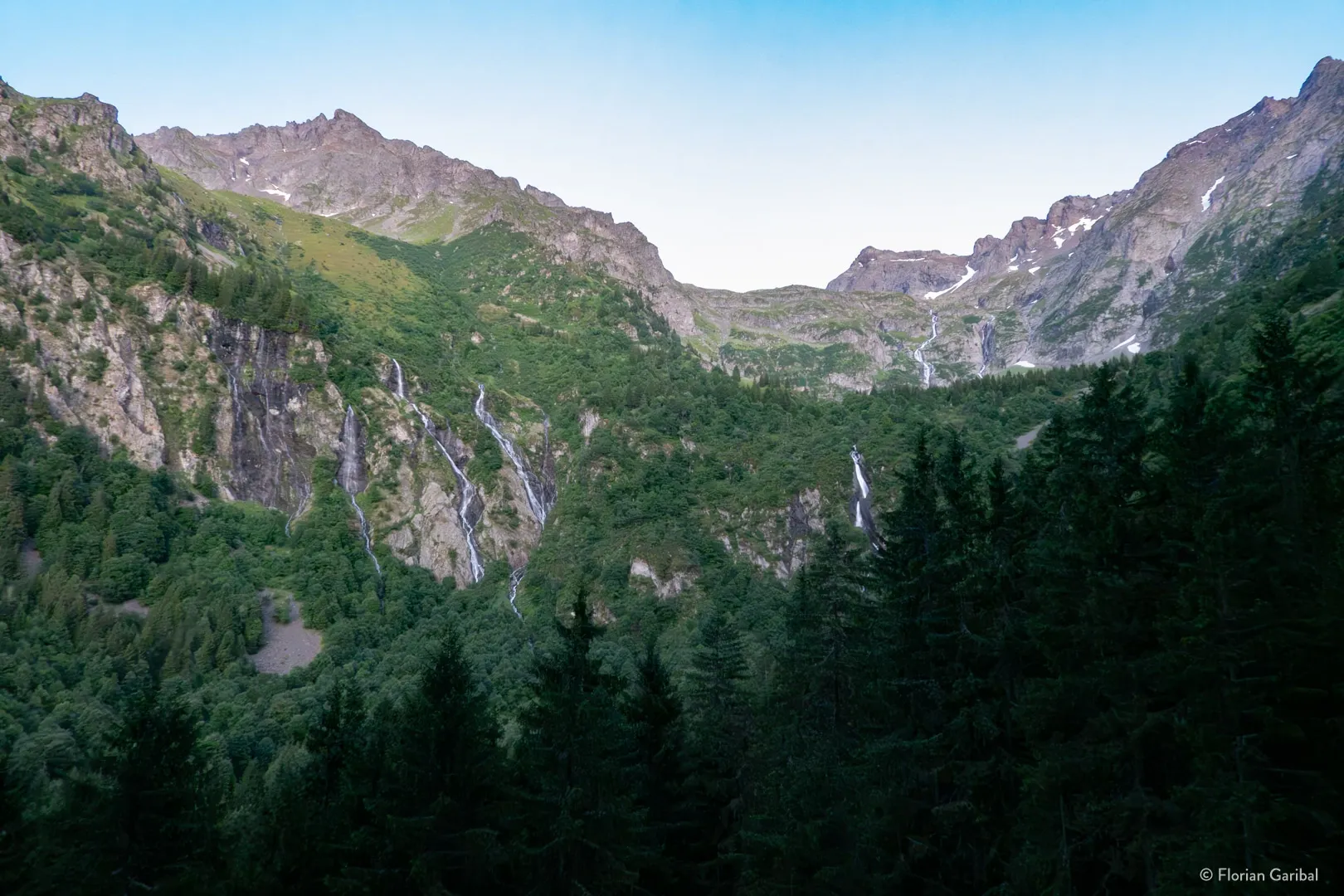 Le cirque des cascades du Boulon en Belledonne