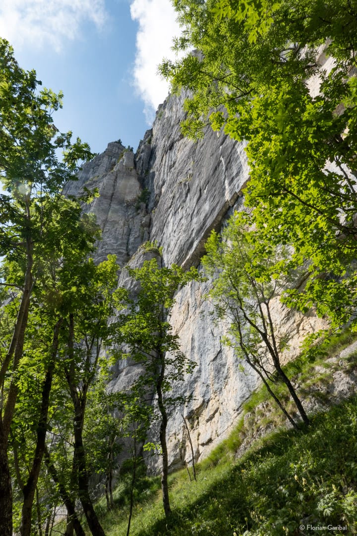 Voie Saillet à la Sûre en Vercors
