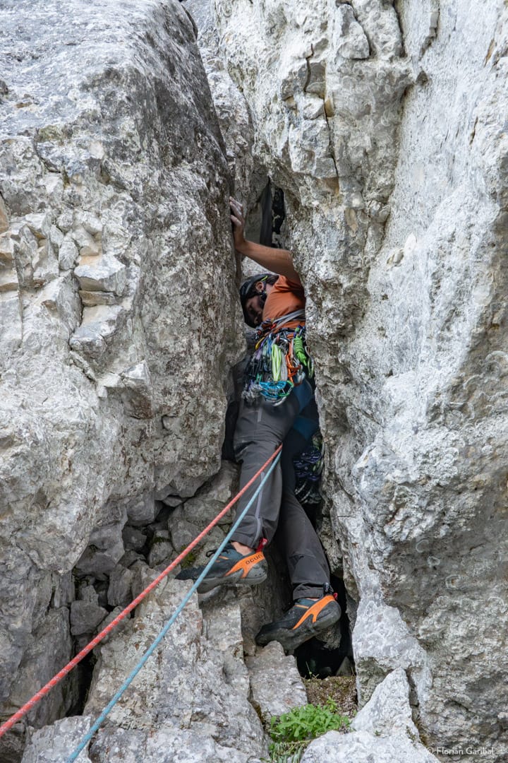 Voie Saillet à la Sûre en Vercors