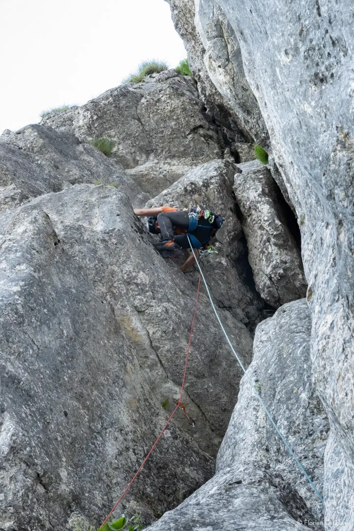 Voie Saillet à la Sûre en Vercors