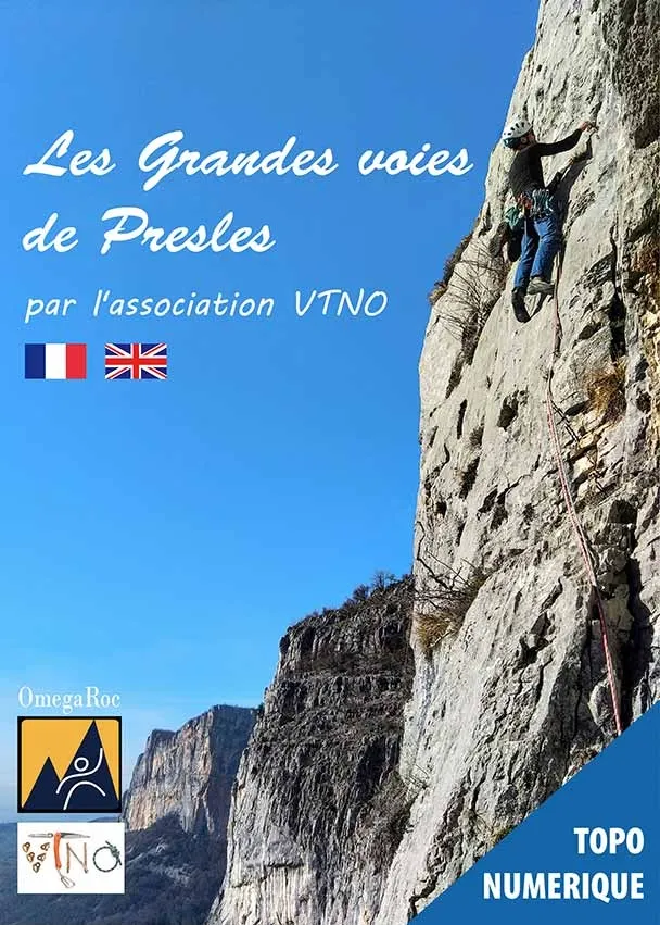 Topo numérique OmegaRoc pour les falaises de Presles