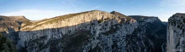 Dièdre des rappels TD 6b+>6b P3 - Verdon